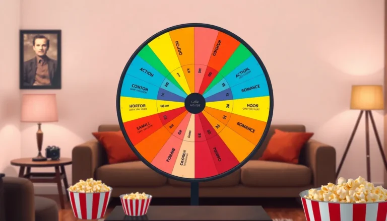 movie genre wheel